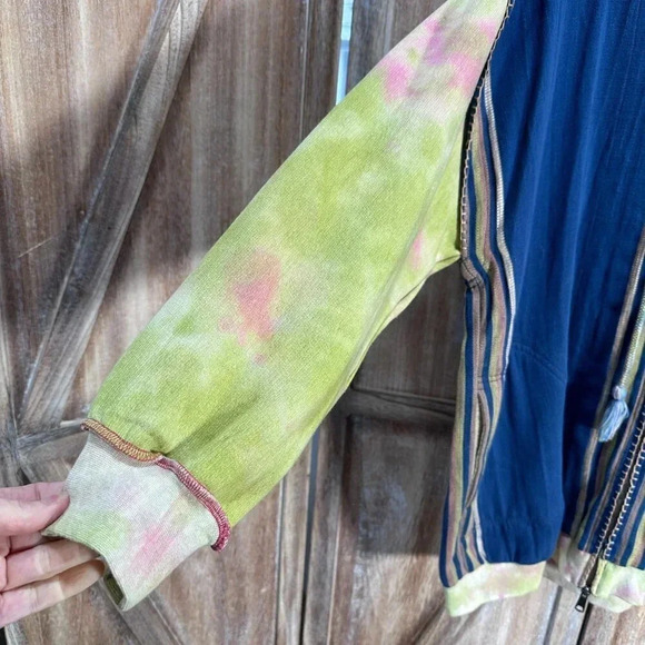 Free People We The Free Long Weekend Knit Mixed Hoodie - Picture 7 of 7